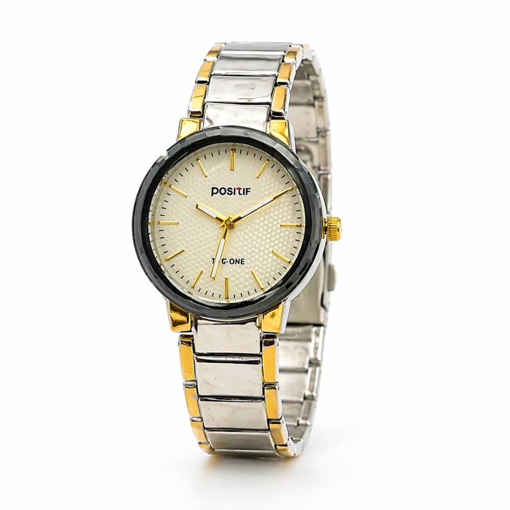 Gold Silver Pair Watch Set